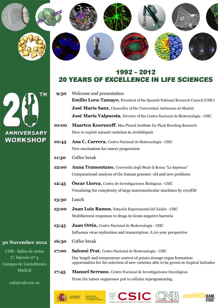 20th Anniversary Workshop