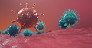 imagen de Recreación de infección por SARS-Cov-2/ 
