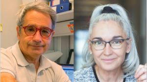 De izquierda a derecha: José María Valpuesta, Eva Nogales 